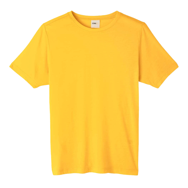 Core 365 Unisex Fusion ChromaSoft™ Performance T-Shirt, Campus Gold, Front view