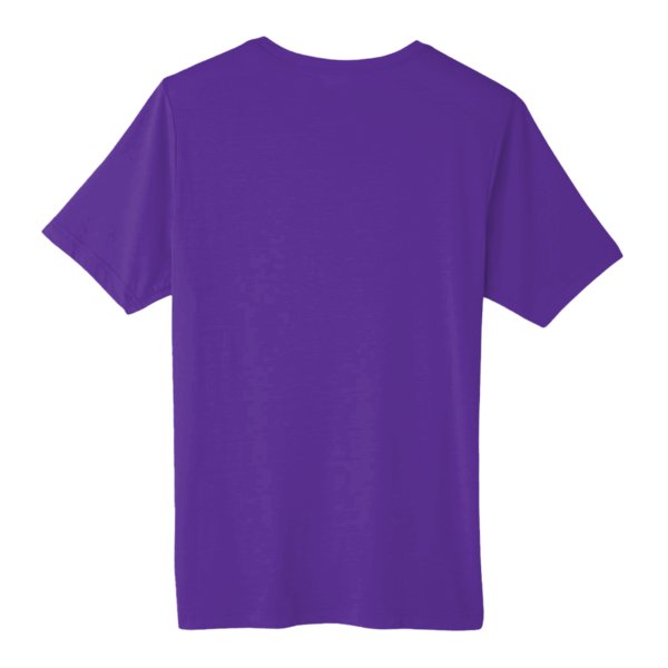 Core 365 Unisex Fusion ChromaSoft™ Performance T-Shirt, Campus Purple, Back view