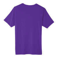 Core 365 Unisex Fusion ChromaSoft™ Performance T-Shirt, Campus Purple, Back view