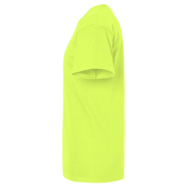 Core 365 Unisex Tall Fusion ChromaSoft™ Performance T-Shirt, Safety Yellow, Left Sleeve view