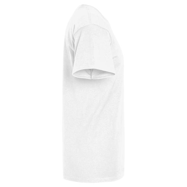 Core 365 Unisex Tall Fusion ChromaSoft™ Performance T-Shirt, White, Right Sleeve view