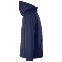 Core 365 Unisex Techno Lite Hybrid Hooded Jacket, Classic Navy, Right Sleeve view