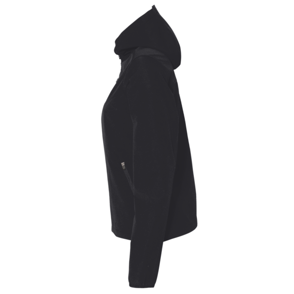 Core 365 Women's 3-in-1 Jacket with Fleece Liner, Black, Left Sleeve view