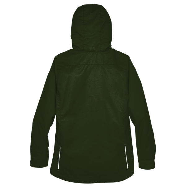 Core 365 Women's 3-in-1 Jacket with Fleece Liner, Forest, Back view