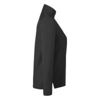 Core 365 Women's Fusion ChromaSoft™ Pique Quarter-Zip Pullover, Black, Right Sleeve view