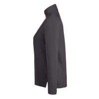 Core 365 Women's Fusion ChromaSoft™ Pique Quarter-Zip Pullover, Carbon, Left Sleeve view