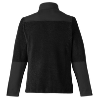Core 365 Women's Journey Summit Hybrid Full-Zip, Black / Black, Back view
