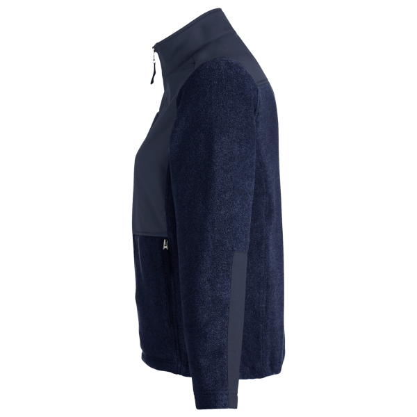 Core 365 Women's Journey Summit Hybrid Full-Zip, Classic Navy / Classic Navy, Left Sleeve view