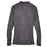 Core 365 Women's Kinetic Performance Quarter-Zip Pullover, Carbon / Black, Back view