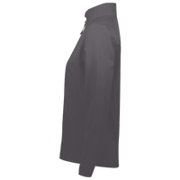 Core 365 Women's Kinetic Performance Quarter-Zip Pullover, Carbon / Black, Left Sleeve view