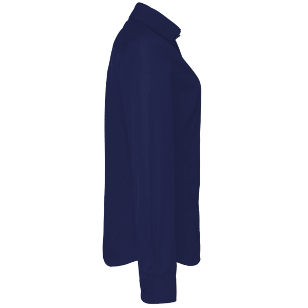 Core 365 Women's Operate Twill Shirt, Classic Navy, Right Sleeve view