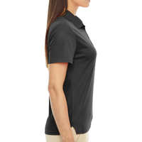 Core 365 Women's Origin Performance Piqué Polo, Black, Right Sleeve view