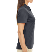 Core 365 Women's Origin Performance Piqué Polo, Carbon, Right Sleeve view