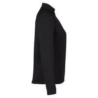 Core 365 Women's Origin Performance Pique Quarter-Zip Pullover, Black / Carbon, Right Sleeve view