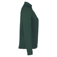 Core 365 Women's Origin Performance Pique Quarter-Zip Pullover, Forest / Carbon, Right Sleeve view
