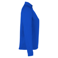 Core 365 Women's Origin Performance Pique Quarter-Zip Pullover, True Royal / Carbon, Right Sleeve view