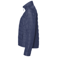 Core 365 Women's Prevail Packable Puffer Jacket, Classic Navy, Left Sleeve view