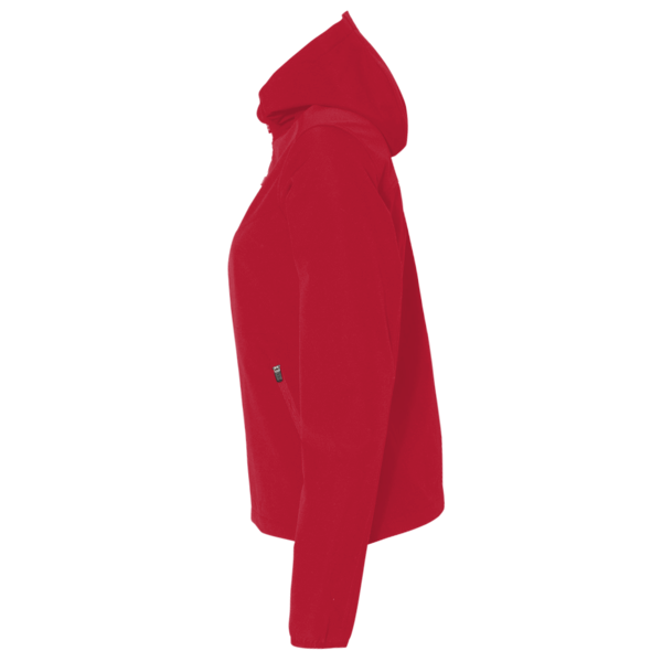 Core 365 Women's Profile Fleece-Lined All-Season Jacket, Classic Red, Left Sleeve view