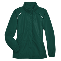 Core 365 Women's Profile Fleece-Lined All-Season Jacket, Forest, Front view