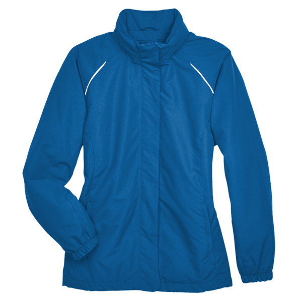 Core 365 Women's Profile Fleece-Lined All-Season Jacket, True Royal, Front view