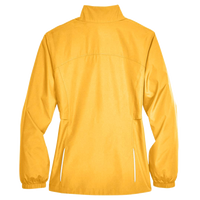 Core 365 Women's Techno Lite Motivate Unlined Lightweight Jacket, Campus Gold, Back view