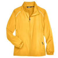Core 365 Women's Techno Lite Motivate Unlined Lightweight Jacket, Campus Gold, Front view