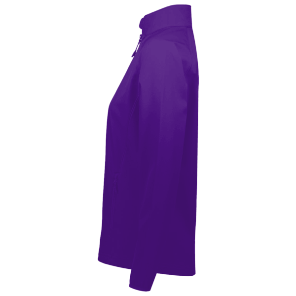 Core 365 Women's Techno Lite Motivate Unlined Lightweight Jacket, Campus Purple, Left Sleeve view