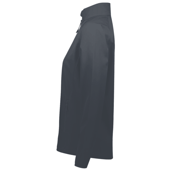 Core 365 Women's Techno Lite Motivate Unlined Lightweight Jacket, Carbon, Left Sleeve view