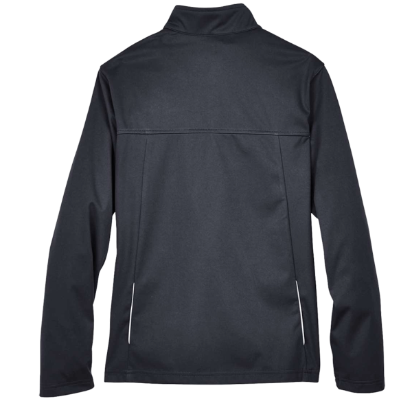 Core 365 Women's Techno Lite Three-Layer Knit Tech-Shell, Black, Back view