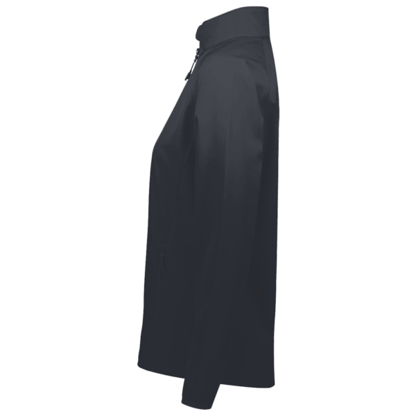 Core 365 Women's Techno Lite Three-Layer Knit Tech-Shell, Black, Left Sleeve view
