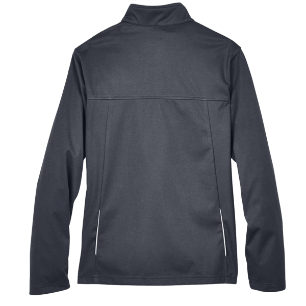 Core 365 Women's Techno Lite Three-Layer Knit Tech-Shell, Carbon, Back view