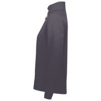 Core 365 Women's Techno Lite Three-Layer Knit Tech-Shell, Carbon Heather, Left Sleeve view