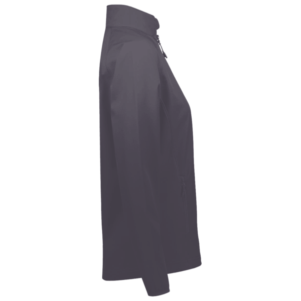 Core 365 Women's Techno Lite Three-Layer Knit Tech-Shell, Carbon Heather, Right Sleeve view