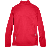 Core 365 Women's Techno Lite Three-Layer Knit Tech-Shell, Classic Red, Back view