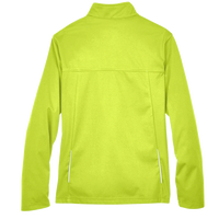 Core 365 Women's Techno Lite Three-Layer Knit Tech-Shell, Safety Yellow, Back view