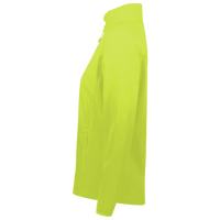 Core 365 Women's Techno Lite Three-Layer Knit Tech-Shell, Safety Yellow, Left Sleeve view