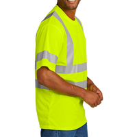 CornerStone Ansi 107 Class 3 Mesh Tee, Safety Yellow, Right Sleeve view
