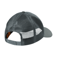CornerStone Canvas Mesh Back Cap, Charcoal, Back view