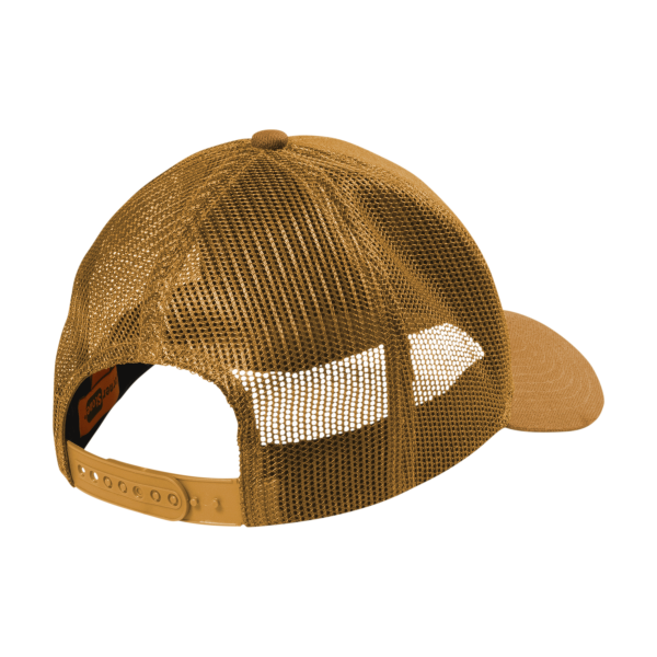 CornerStone Canvas Mesh Back Cap, Duck Brown, Back view