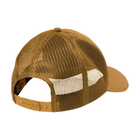CornerStone Canvas Mesh Back Cap, Duck Brown, Back view