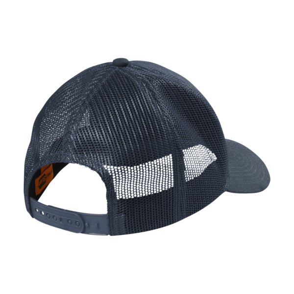 CornerStone Canvas Mesh Back Cap, Navy Blue, Back view