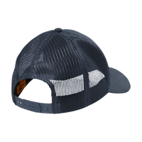 CornerStone Canvas Mesh Back Cap, Navy Blue, Back view