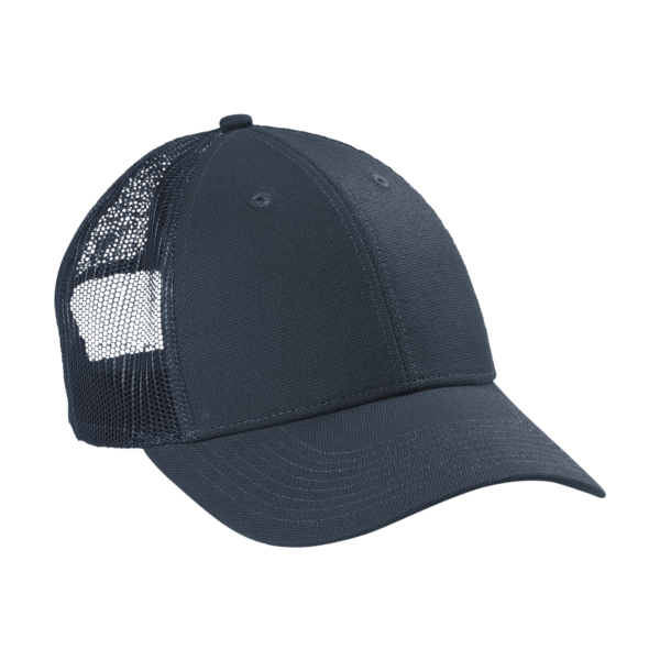 CornerStone Canvas Mesh Back Cap, Navy Blue, Right Side view