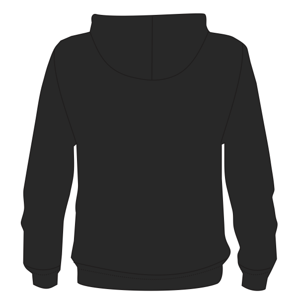 CornerStone Duck Cloth Hooded Work Jacket, Black, Back view