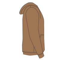 CornerStone Duck Cloth Hooded Work Jacket, Duck Brown, Right Sleeve (Long) view