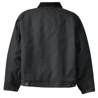 CornerStone Duck Cloth Work Jacket, Charcoal / Charcoal, Back view