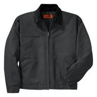CornerStone Duck Cloth Work Jacket, Charcoal / Charcoal, Front view