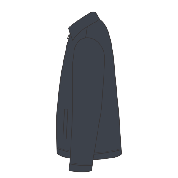 CornerStone Duck Cloth Work Jacket, Charcoal / Charcoal, Left side view