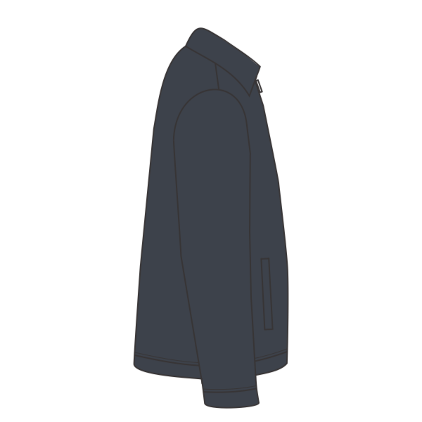 CornerStone Duck Cloth Work Jacket, Charcoal / Charcoal, Right side view