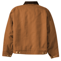 CornerStone Duck Cloth Work Jacket, Duck Brown / Duck Brown, Back view